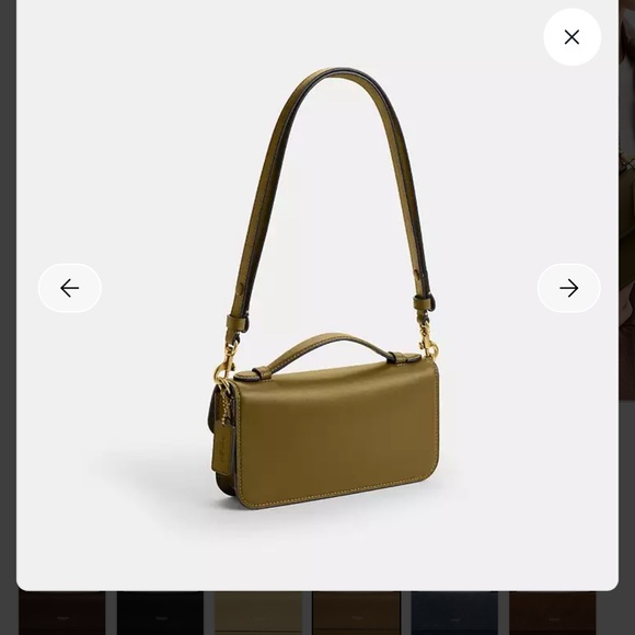 Coach Olive Leather Crossbody Bag - Picture 2 of 6